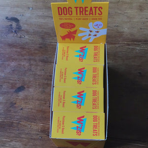 W’zis dog treats carton