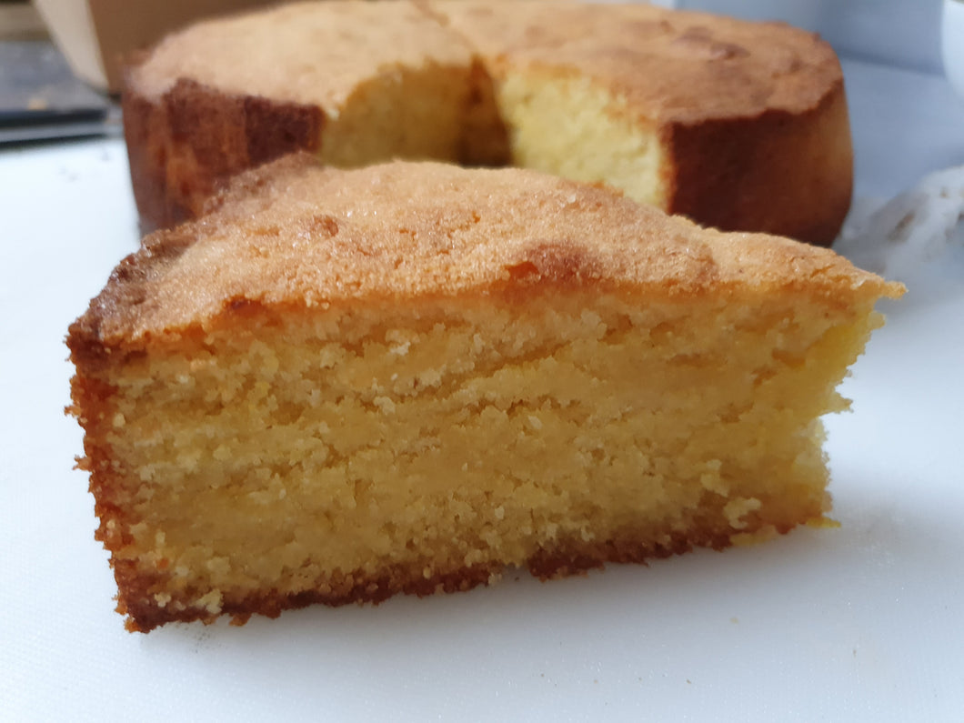 Lemon Polenta Cake — Slice